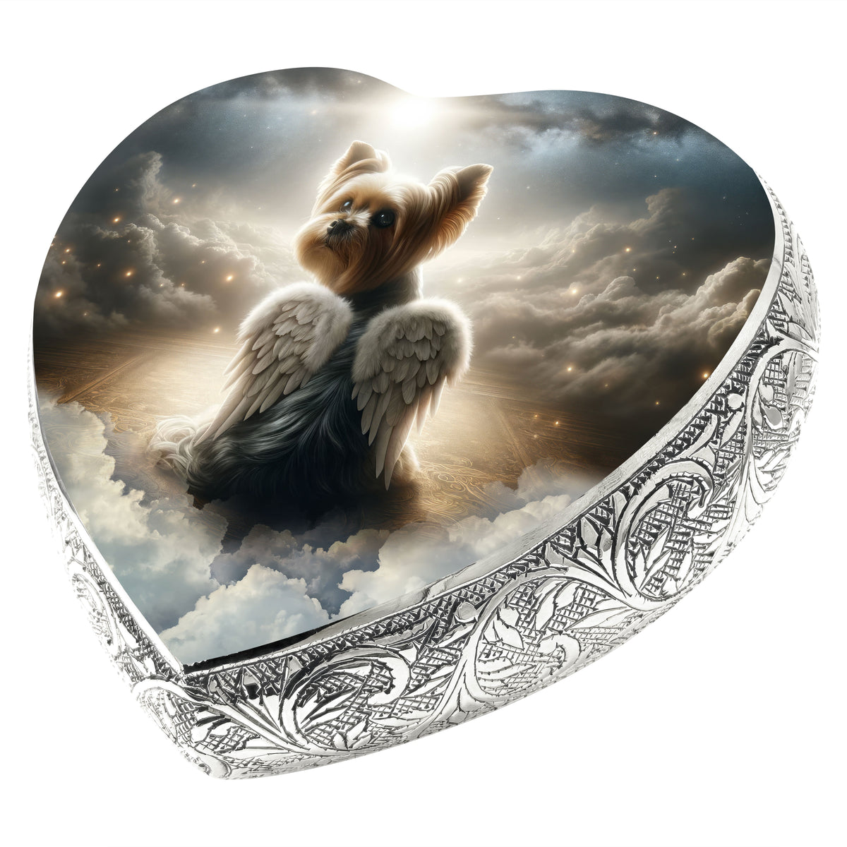 Eternal Elegance Dog Urns Yorkshire Terrier - Celestial Radiance Dog Urn
