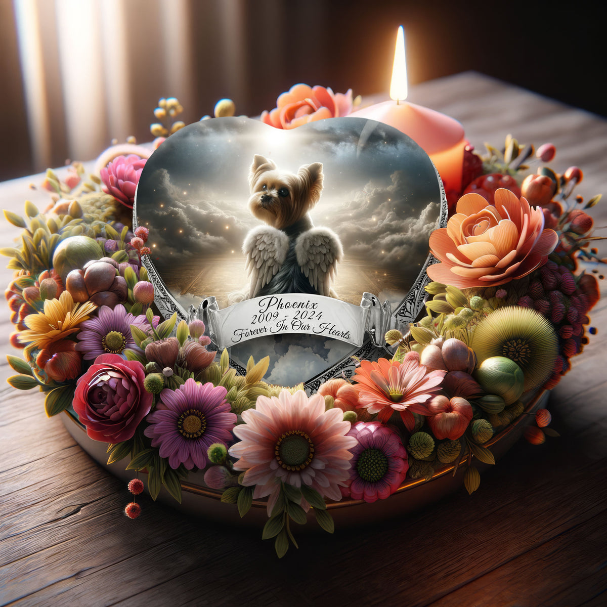 Eternal Elegance Dog Urns Yorkshire Terrier - Celestial Radiance Dog Urn