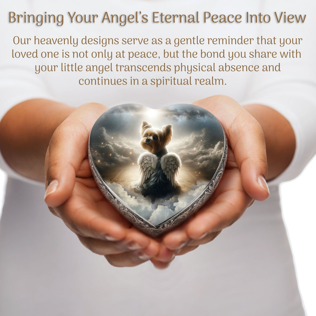 Eternal Elegance Dog Urns Yorkshire Terrier - Celestial Radiance Dog Urn