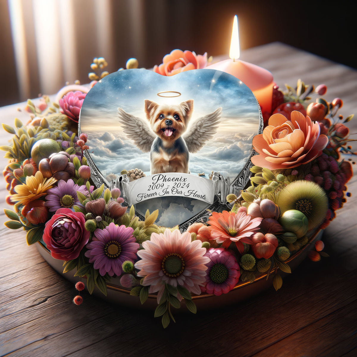 Eternal Elegance Dog Urns Yorkshire Terrier - Divine Horizon Dog Urn