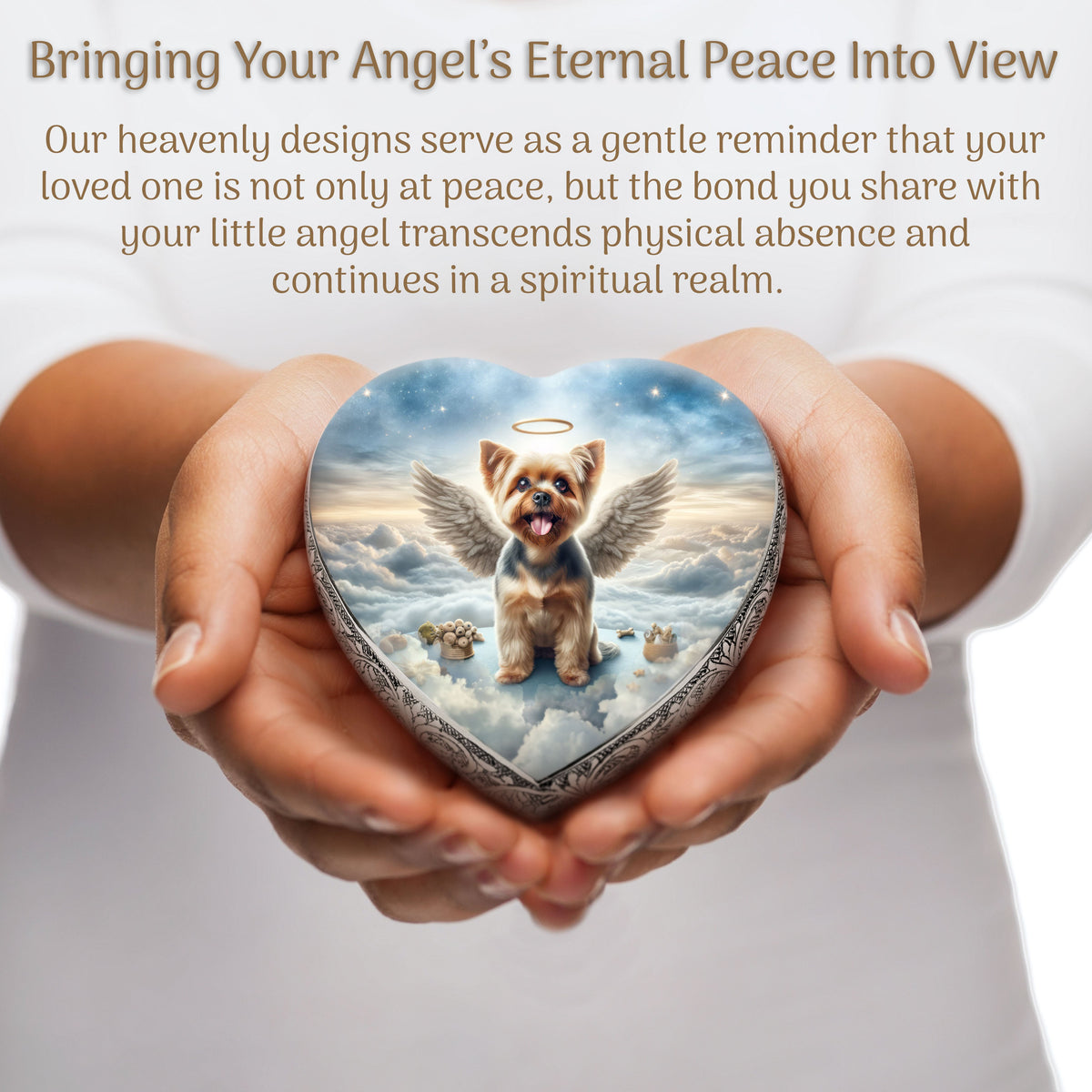 Eternal Elegance Dog Urns Yorkshire Terrier - Divine Horizon Dog Urn