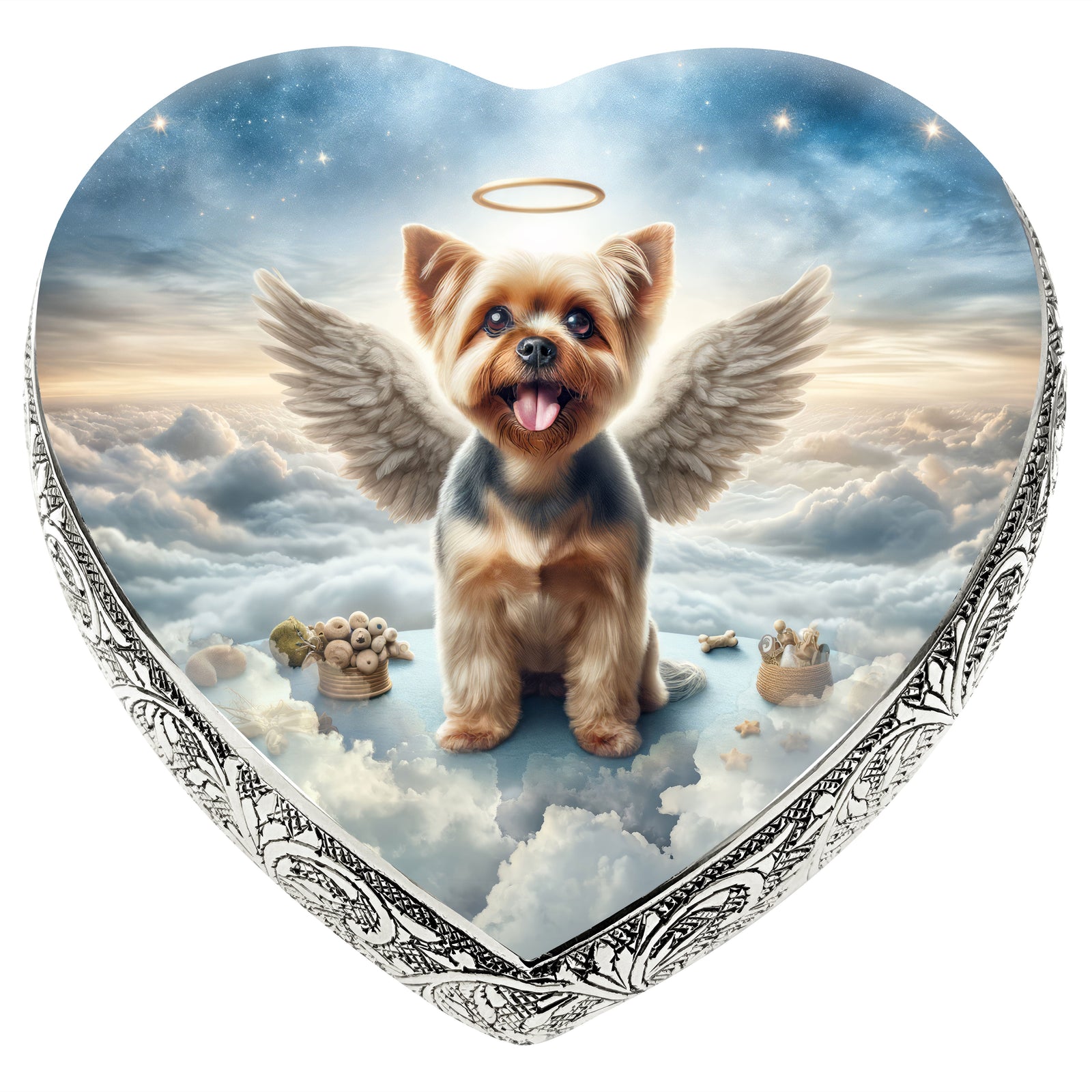 Eternal Elegance Dog Urns Yorkshire Terrier - Divine Horizon Dog Urn