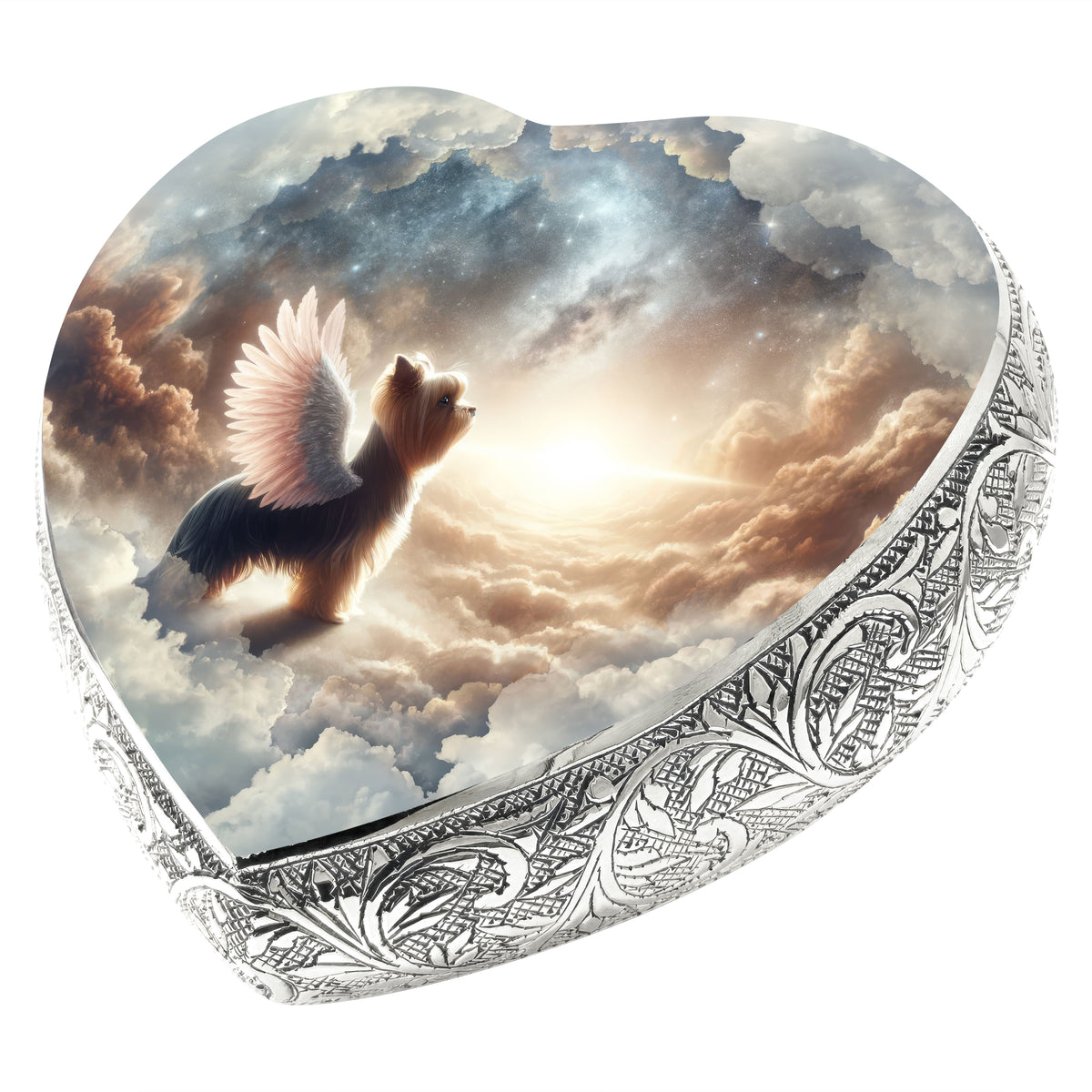 Eternal Elegance Dog Urns Yorkshire Terrier - Divine Landscape Dog Urn