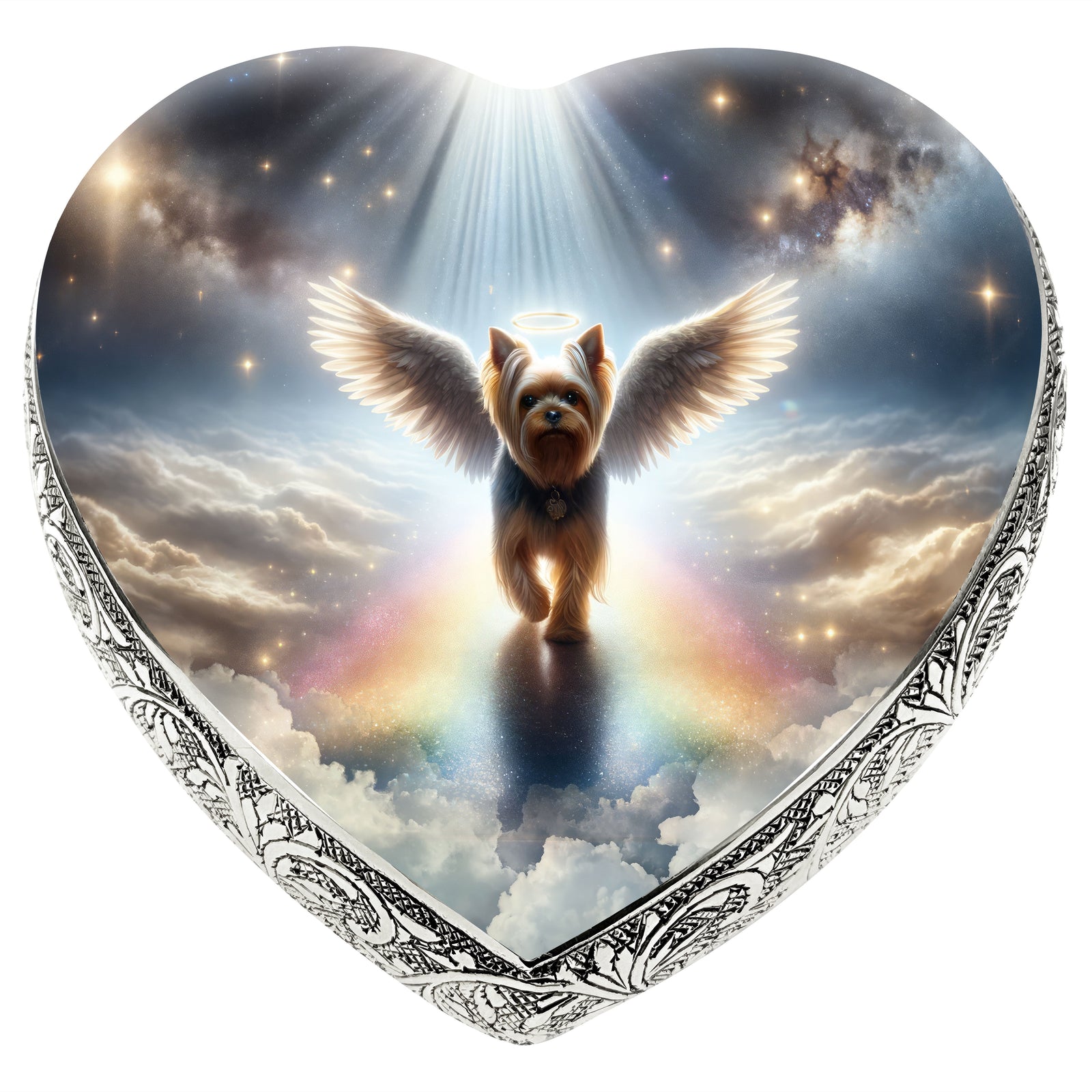 Eternal Elegance Dog Urns Yorkshire Terrier - Rainbow Bridge Dog Urn