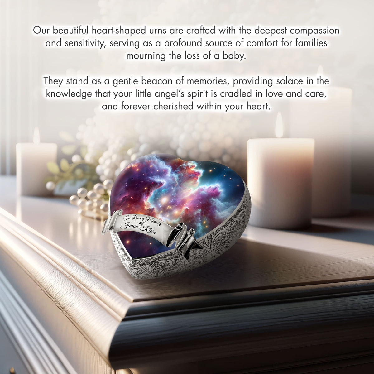 Eternal Elegance Urns for Babies Cosmic Galaxy Baby or Child Cremation Urn