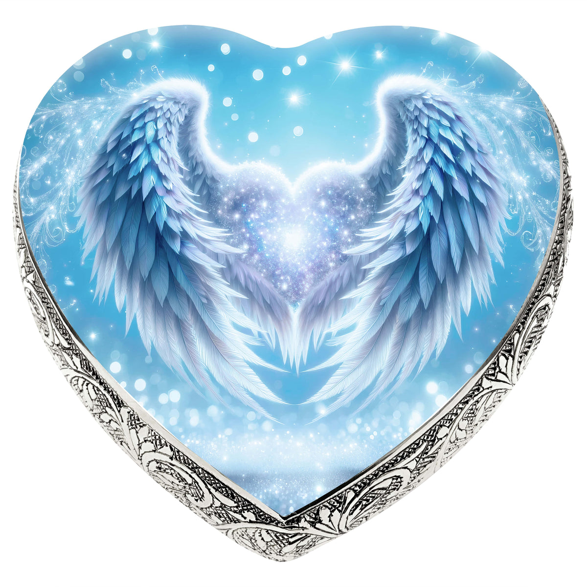 Eternal Elegance Urns for Babies Keepsake Blue Angel Embrace Baby or Child Cremation Urn