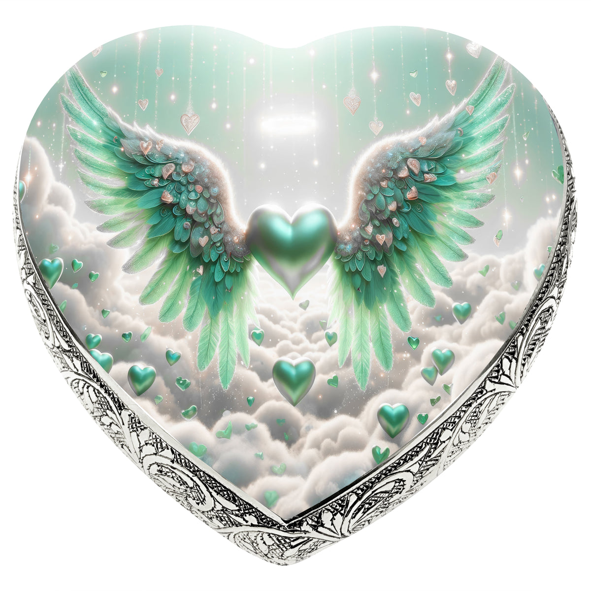 Eternal Elegance Urns for Babies Keepsake Green Free Angel Baby or Child Cremation Urn