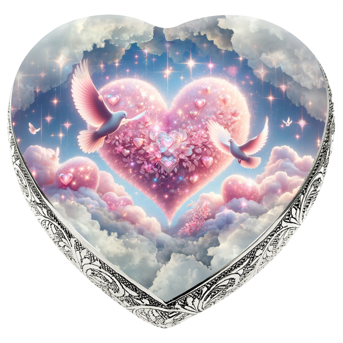 Eternal Elegance Urns for Babies Keepsake Pink Holy Doves Baby or Child Cremation Urn