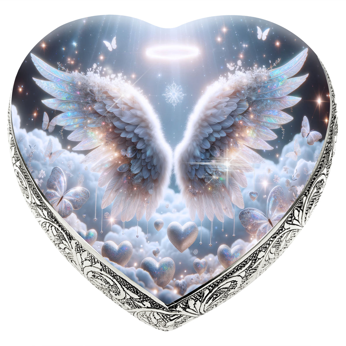 Eternal Elegance Urns for Babies Keepsake White Free Angel Baby or Child Cremation Urn