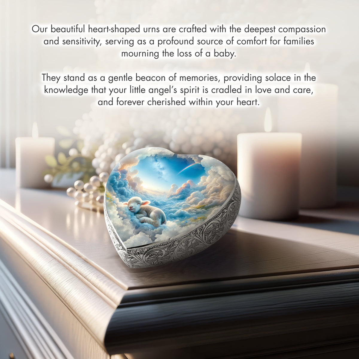 Eternal Elegance Urns for Babies Lamb of God Baby or Child Cremation Urn