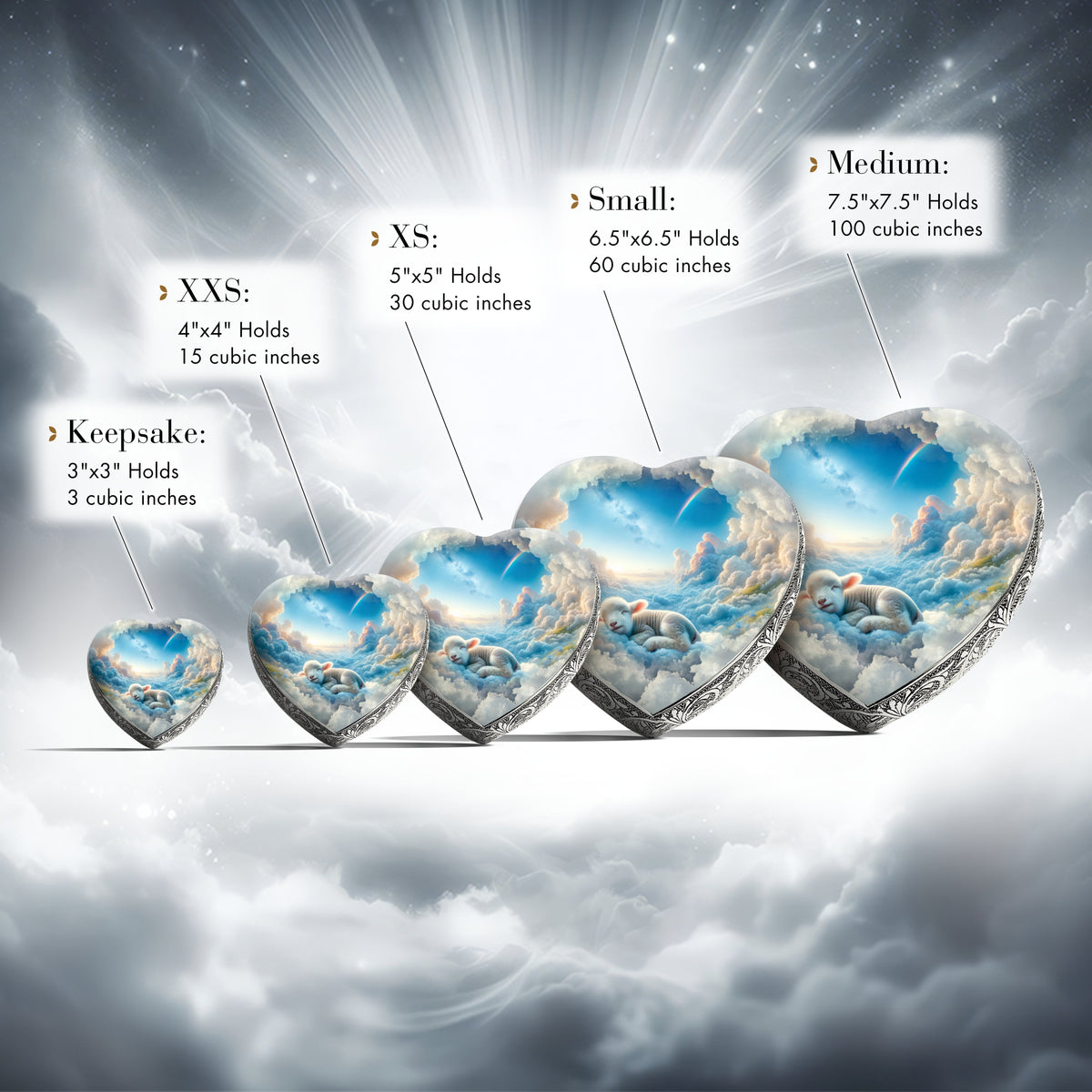 Eternal Elegance Urns for Babies Lamb of God Baby or Child Cremation Urn