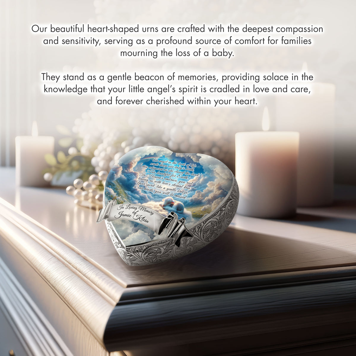 Eternal Elegance Urns for Babies Little Angel's Prayer Baby or Child Cremation Urn