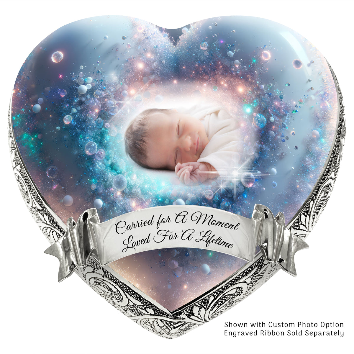 Eternal Elegance Urns for Babies Opal Footprints Baby or Child Cremation Urn