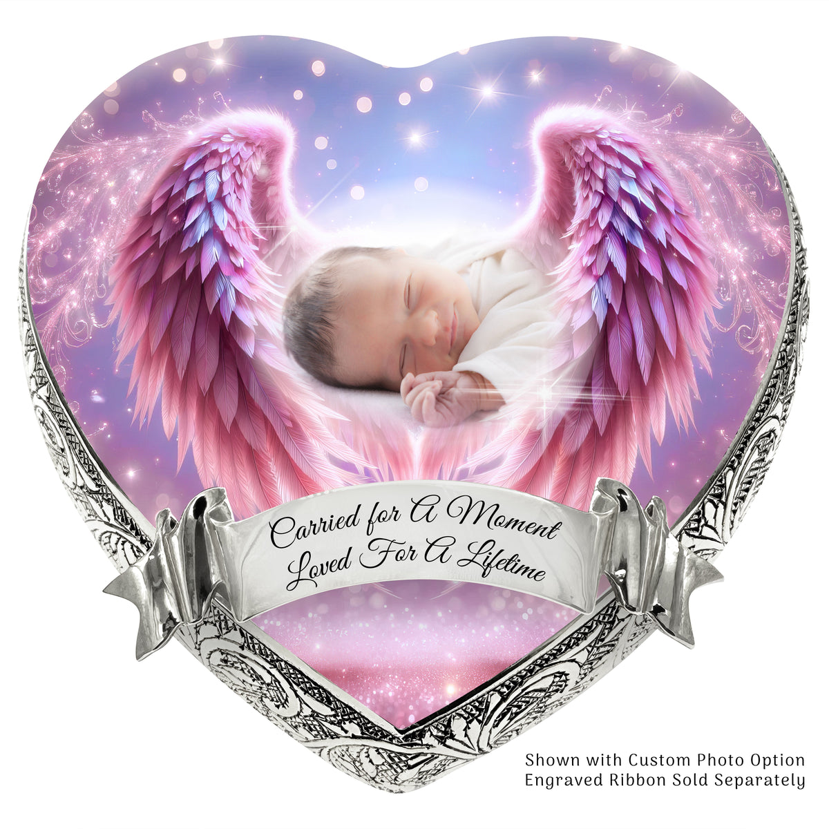 Eternal Elegance Urns for Babies Pink Angel Embrace Baby or Child Cremation Urn