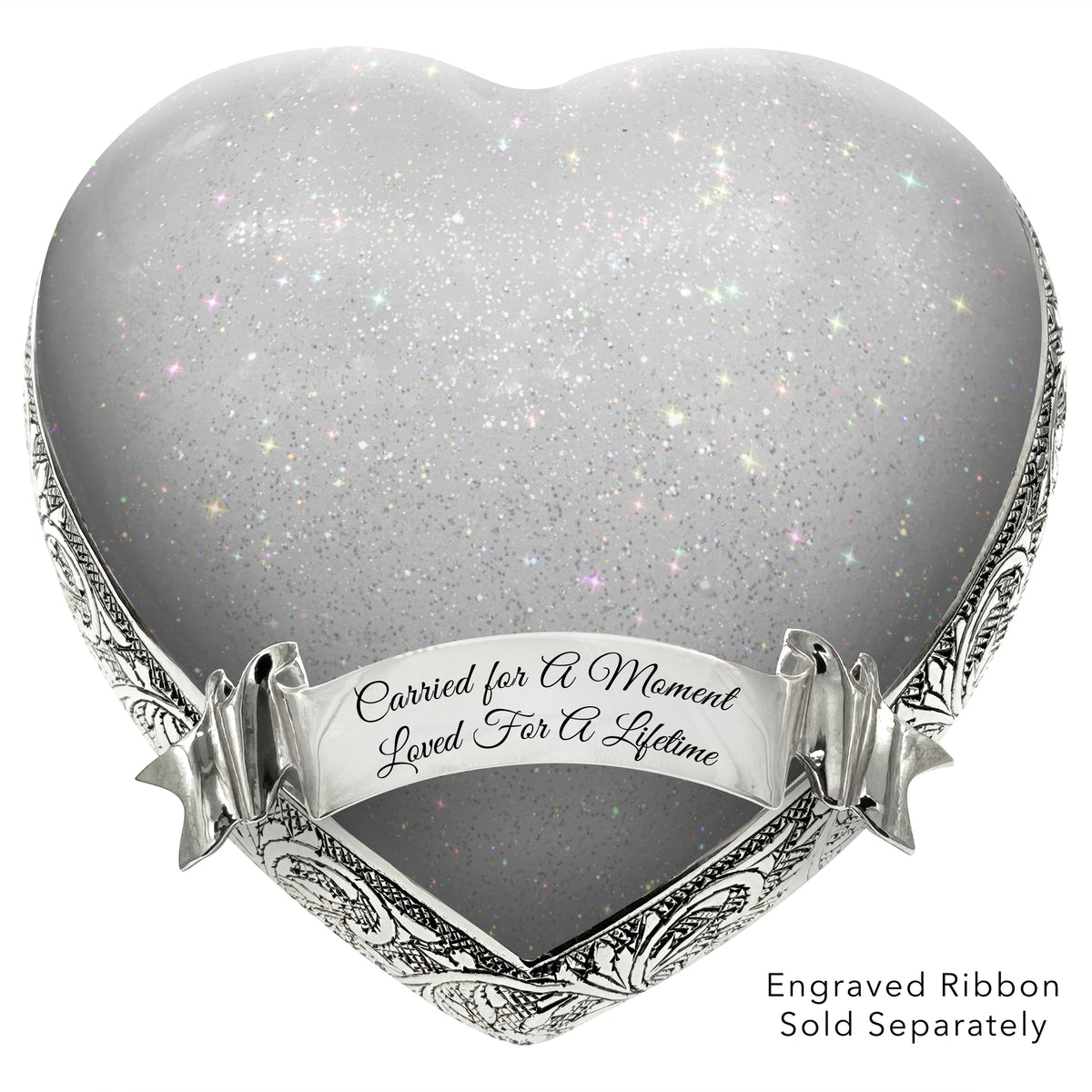 Eternal Elegance Urns for Babies Sparkly White Baby or Child Cremation Urn