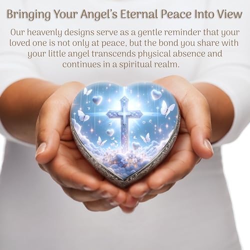 Eternal Elegance Urns for Babies White Cross Baby or Child Cremation Urn