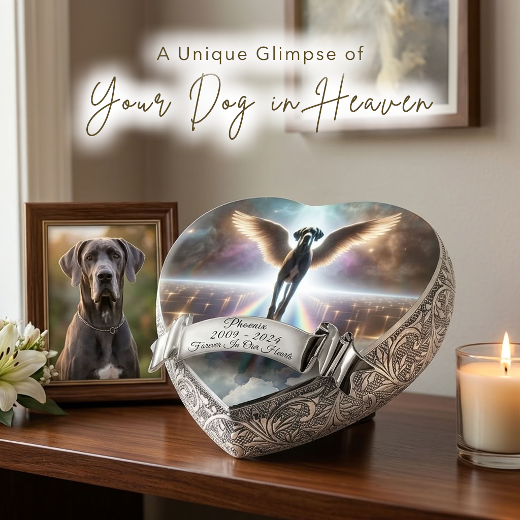 Great Dane Urn - Dog Urn - Celestial Horizon Urn for Dog Ashes
