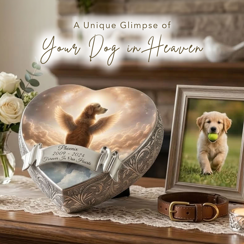 Labrador Retriever Urn - Dog Urn Rainbow Bridge Urn for Dog Ashes