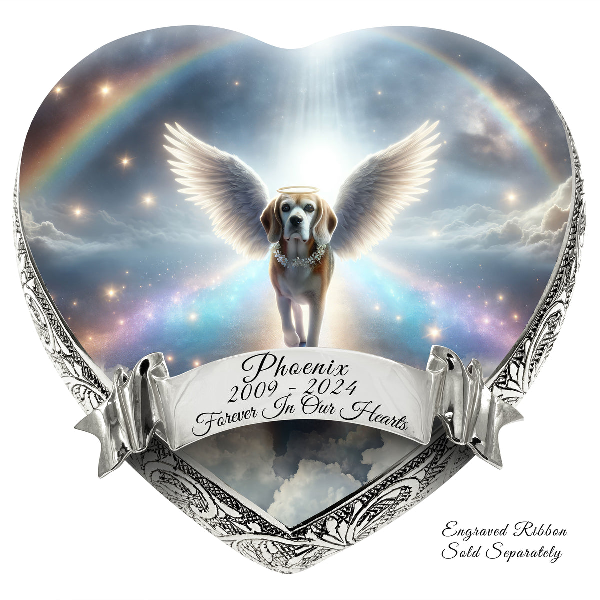 Beagle - Rainbow Bridge Dog Urn