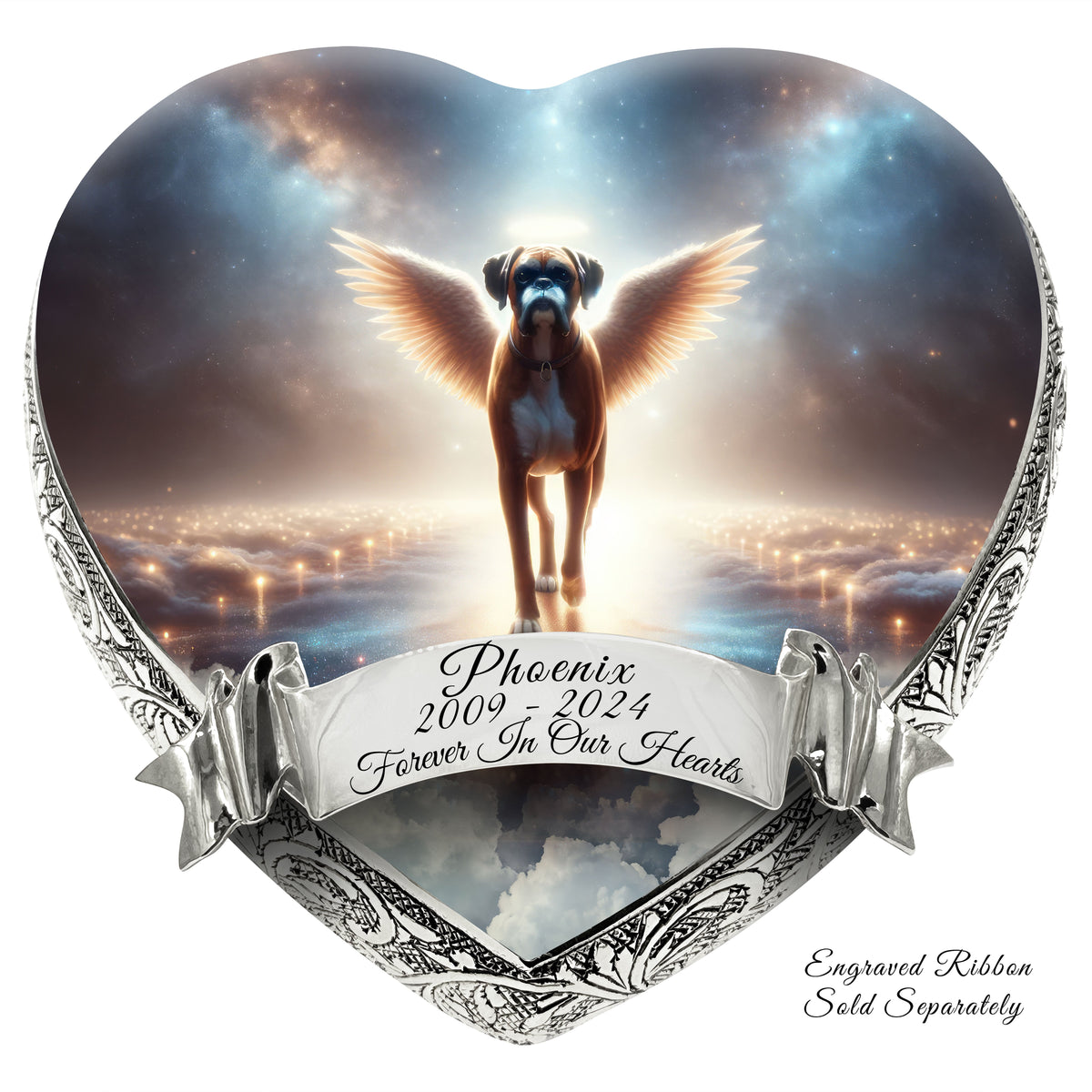 Boxer - Divine Dreamscape Dog Urn