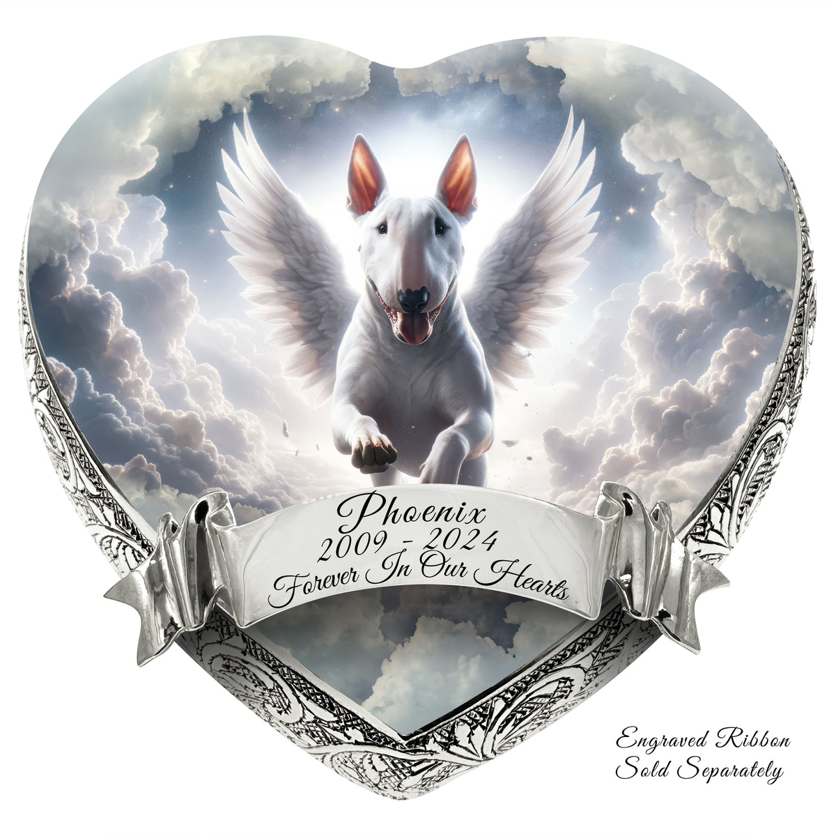 Bull Terrier - Celestial Cascade Dog Urn