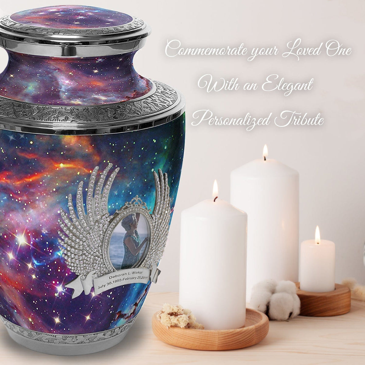 Commemorative Cremation Urns Cosmic Galaxy Cremation Urns