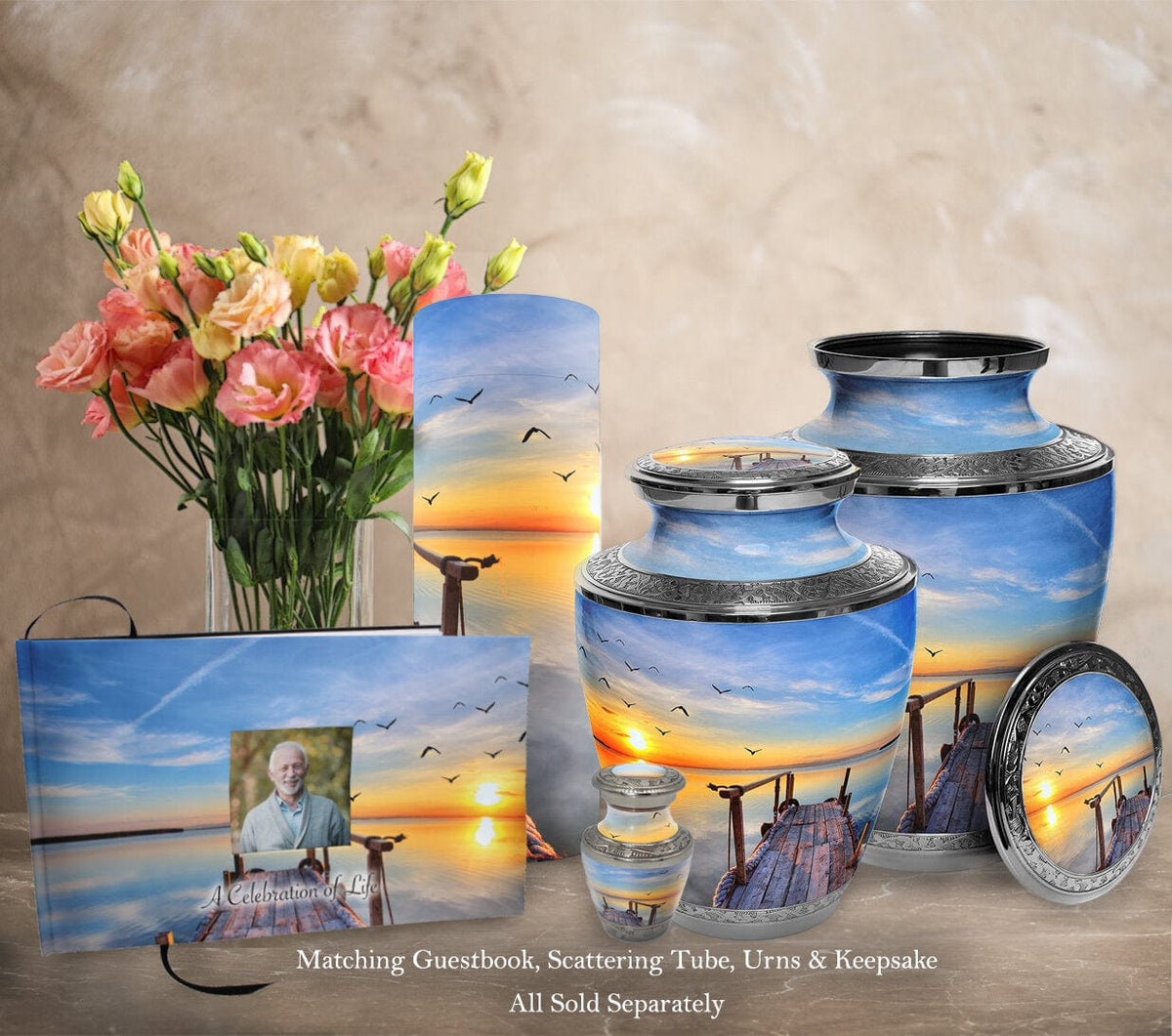 Commemorative Cremation Urns Dock of the Bay Cremation Urn