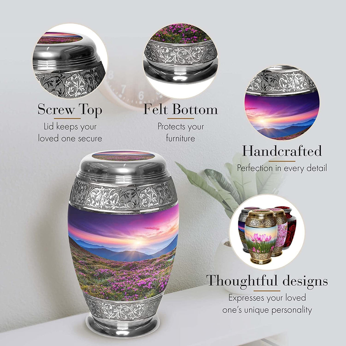 Commemorative Cremation Urns Heaven on Earth Cremation Urn