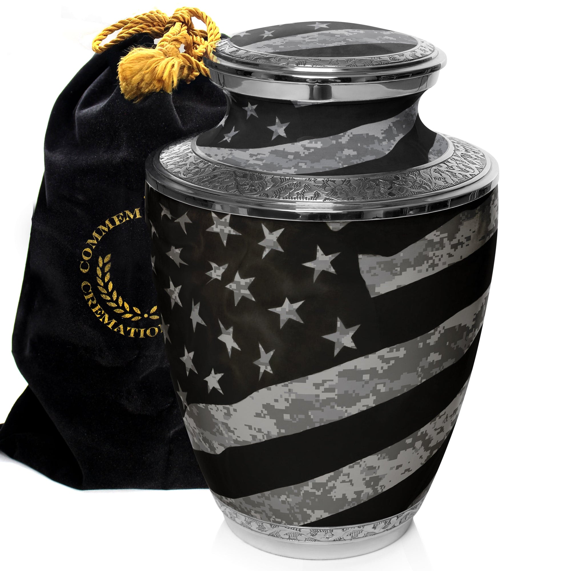 Commemorative Cremation Urns Home & Garden Army UCP Flag Military Cremation Urn