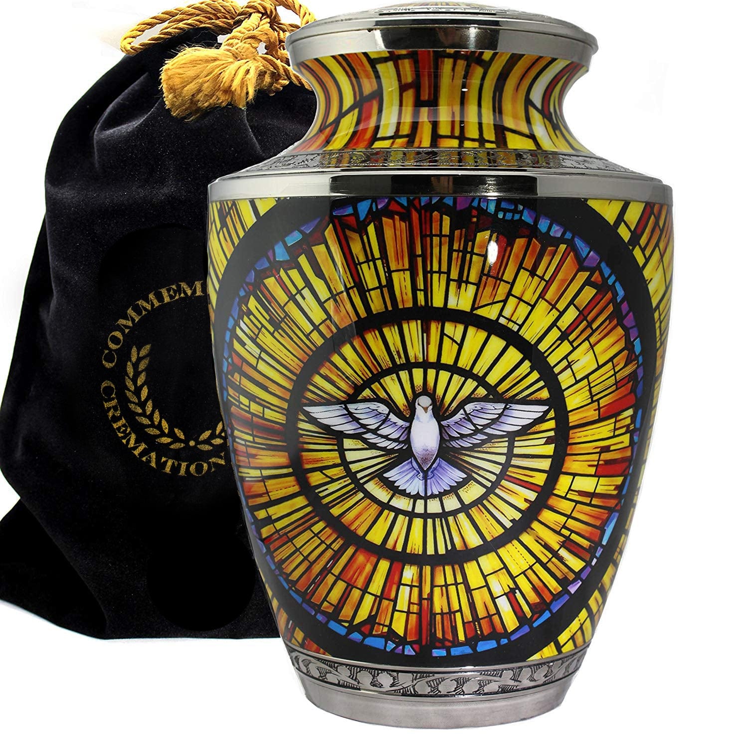 Commemorative Cremation Urns Home & Garden Holy Dove Cremation Urn