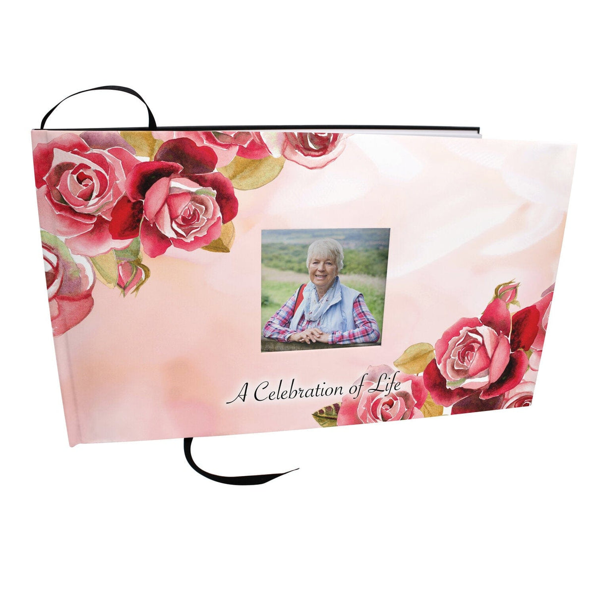 Commemorative Cremation Urns Home &amp; Garden Holy Roses Matching Themed &#39;Celebration of Life&#39; Guest Book for Funeral or Memorial Service
