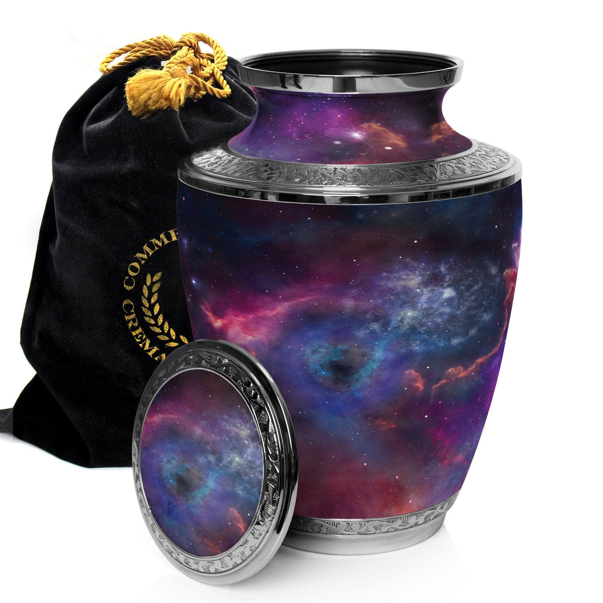 Commemorative Cremation Urns Home &amp; Garden Large Interstellar Nebula Cremation Urn