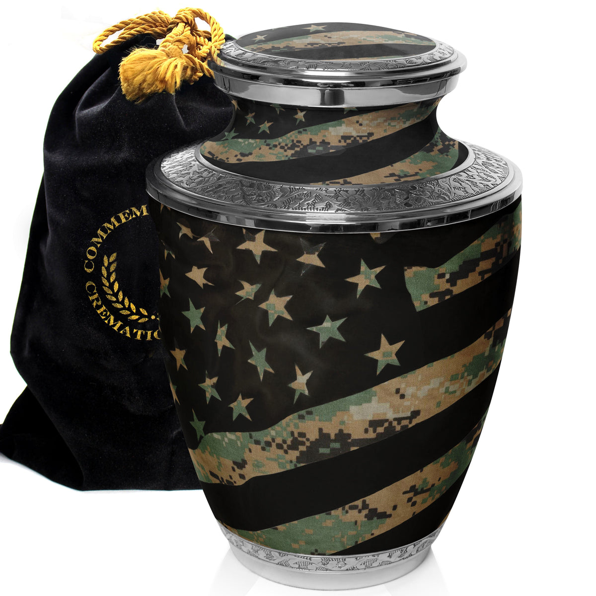 Commemorative Cremation Urns Home &amp; Garden Marine Woodland Flag Military Cremation Urn