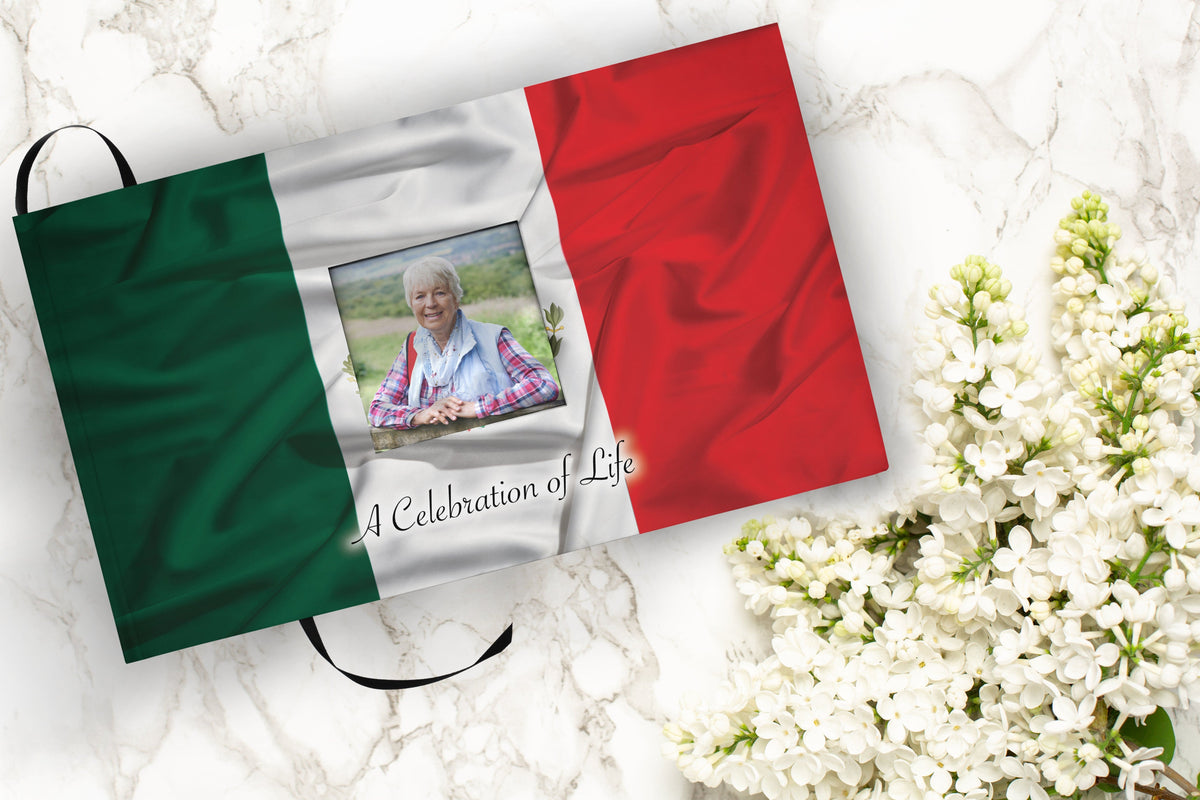 Commemorative Cremation Urns Home &amp; Garden Matching Funeral Guestbook Mexican Flag Cremation Urn