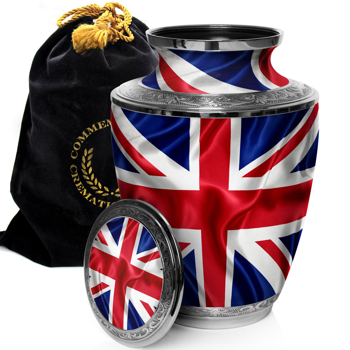 Commemorative Cremation Urns Home &amp; Garden UK Flag Cremation Urns