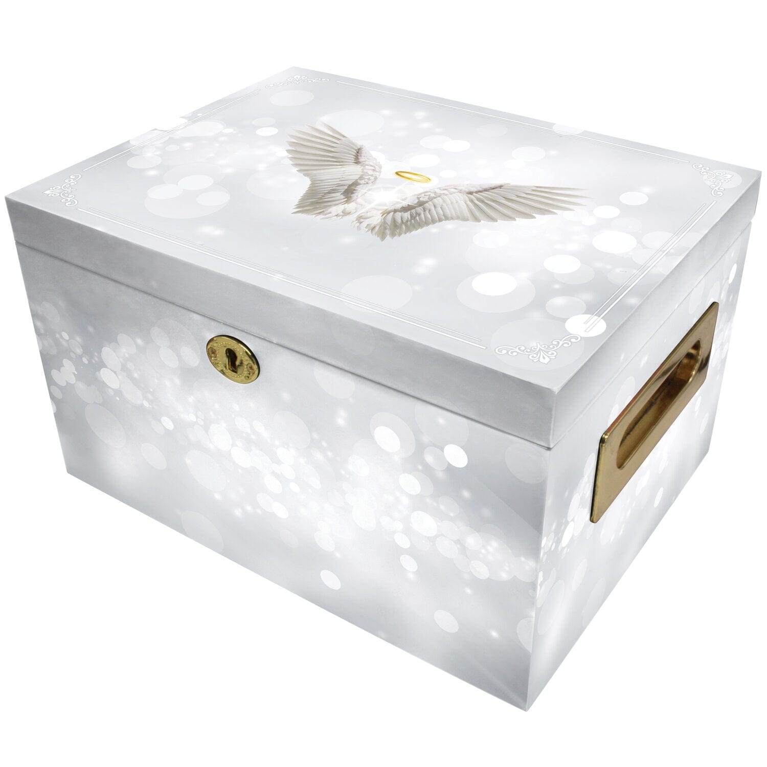 Commemorative Cremation Urns Home & Garden Urn Collection Chest Angel of Mine (White) Memorial Collection Chest Cremation Urn