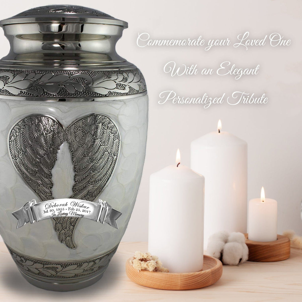 Commemorative Cremation Urns Home &amp; Garden White Loving Angel Cremation Urns