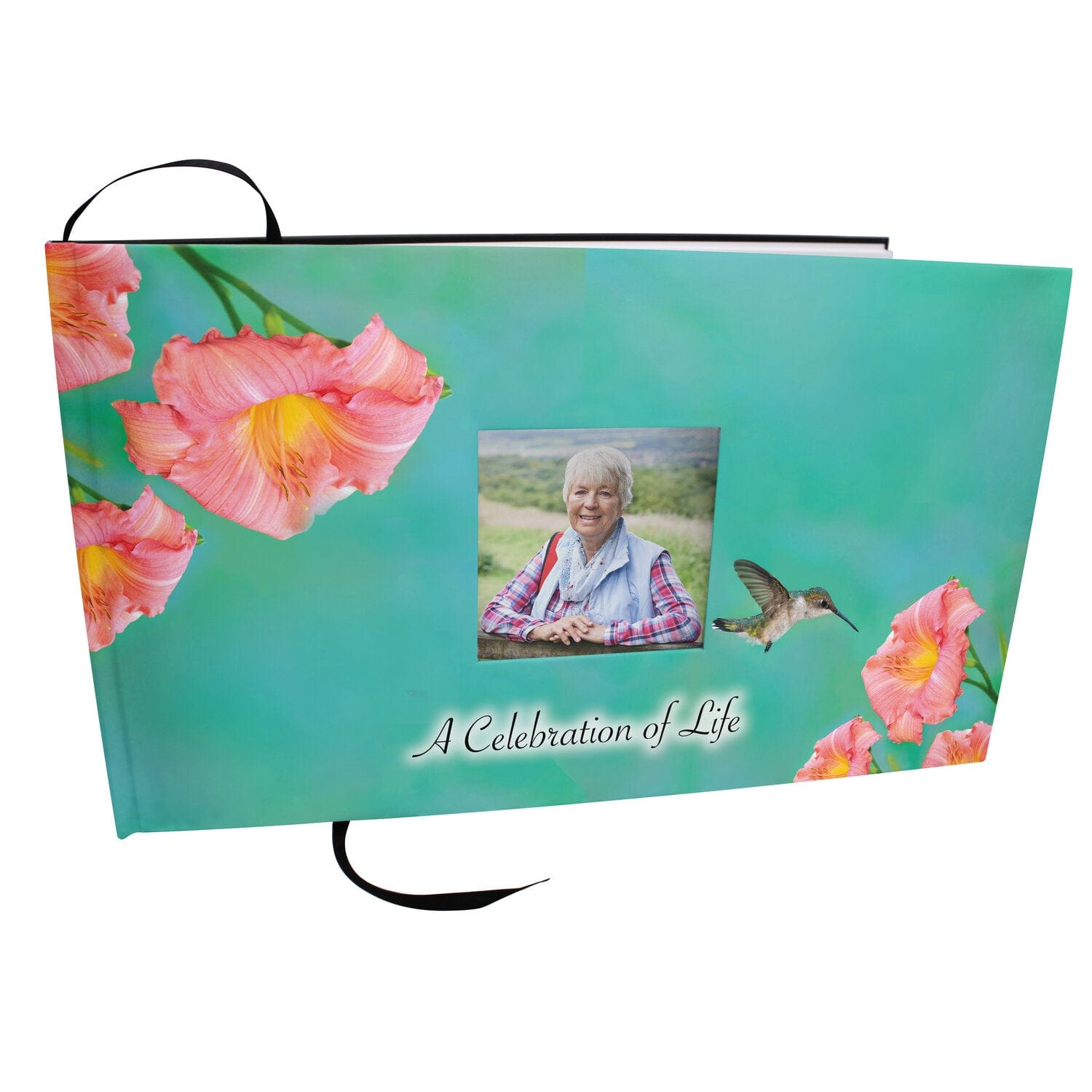 Commemorative Cremation Urns Hummingbird Matching Themed 'Celebration of Life' Guest Book for Funeral or Memorial Service