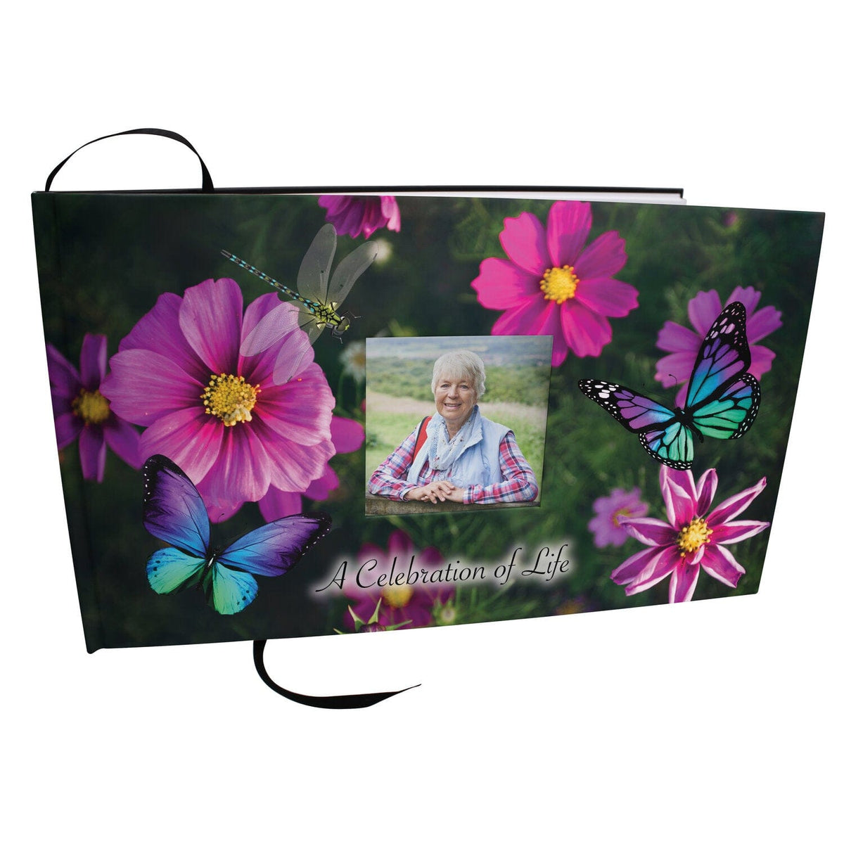 Commemorative Cremation Urns Magical Garden Matching Themed &#39;Celebration of Life&#39; Guest Book for Funeral or Memorial Service
