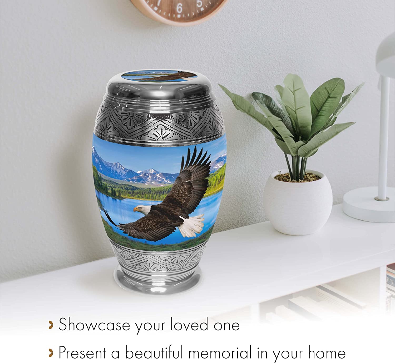 Majestic Bald Eagle Cremation Urns Commemorative Cremation Urns