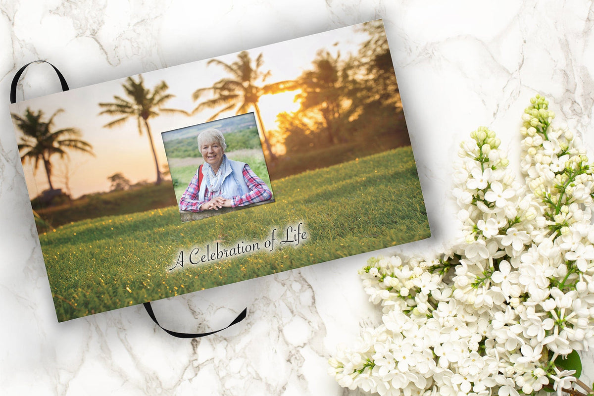 Commemorative Cremation Urns Matching Guestbook One More Round of Golf Biodegradable &amp; Eco Friendly Burial or Scattering Urn / Tube
